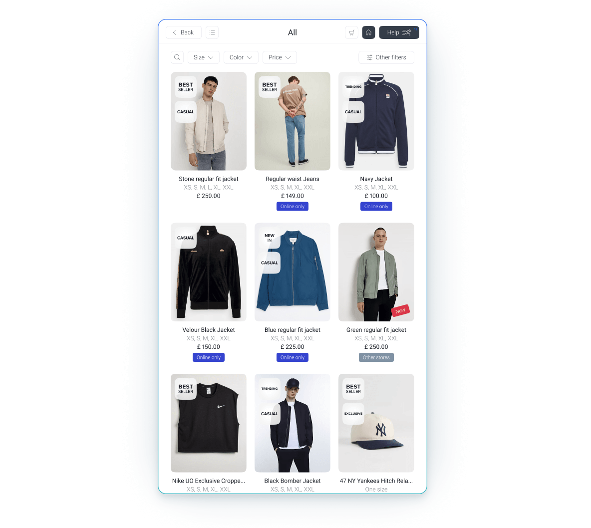 Search the Endless Aisle